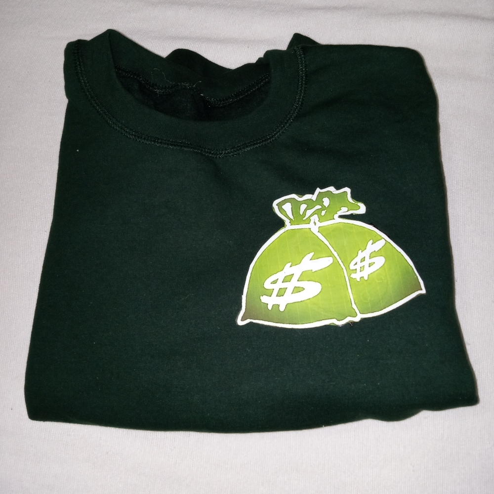 SWEATERS.: COMPANY SYMBOL (MONEY BAGS)